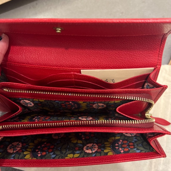 Il Bisonte Leather Wallet - Brand New in package - RED - Picture 6 of 8